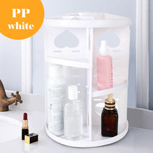 Load image into Gallery viewer, 360 Degree Rotating Adjustable Cosmetic Makeup Storage Display Holder Makeup Organizer Rack for Creams Makeup Brushes Lipsticks
