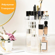 Load image into Gallery viewer, 360 Degree Rotating Adjustable Cosmetic Makeup Storage Display Holder Makeup Organizer Rack for Creams Makeup Brushes Lipsticks
