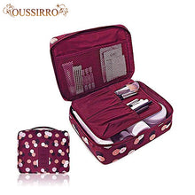 Load image into Gallery viewer, fashion Travel Nylon beauty makeup bags water-proof cosmetics bags bathroom organizer of Women portable bath hook washing up bag
