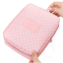 Load image into Gallery viewer, fashion Travel Nylon beauty makeup bags water-proof cosmetics bags bathroom organizer of Women portable bath hook washing up bag
