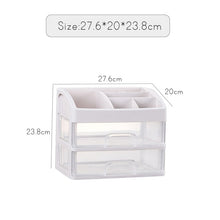 Load image into Gallery viewer, Makeup Organizer Drawers Plastic Cosmetic Storage Box Jewelry Container Make Up Case Makeup Brush Holder Organizers H1187
