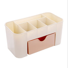 Load image into Gallery viewer, YiCleaner Makeup-organizer Plastic Cosmetics Box Large Makeup Holder Nail-Polish Organizer Swabs-Holder Bathroom storage box
