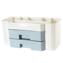 Load image into Gallery viewer, YiCleaner Makeup-organizer Plastic Cosmetics Box Large Makeup Holder Nail-Polish Organizer Swabs-Holder Bathroom storage box
