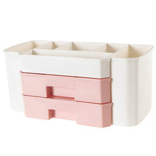 Load image into Gallery viewer, YiCleaner Makeup-organizer Plastic Cosmetics Box Large Makeup Holder Nail-Polish Organizer Swabs-Holder Bathroom storage box
